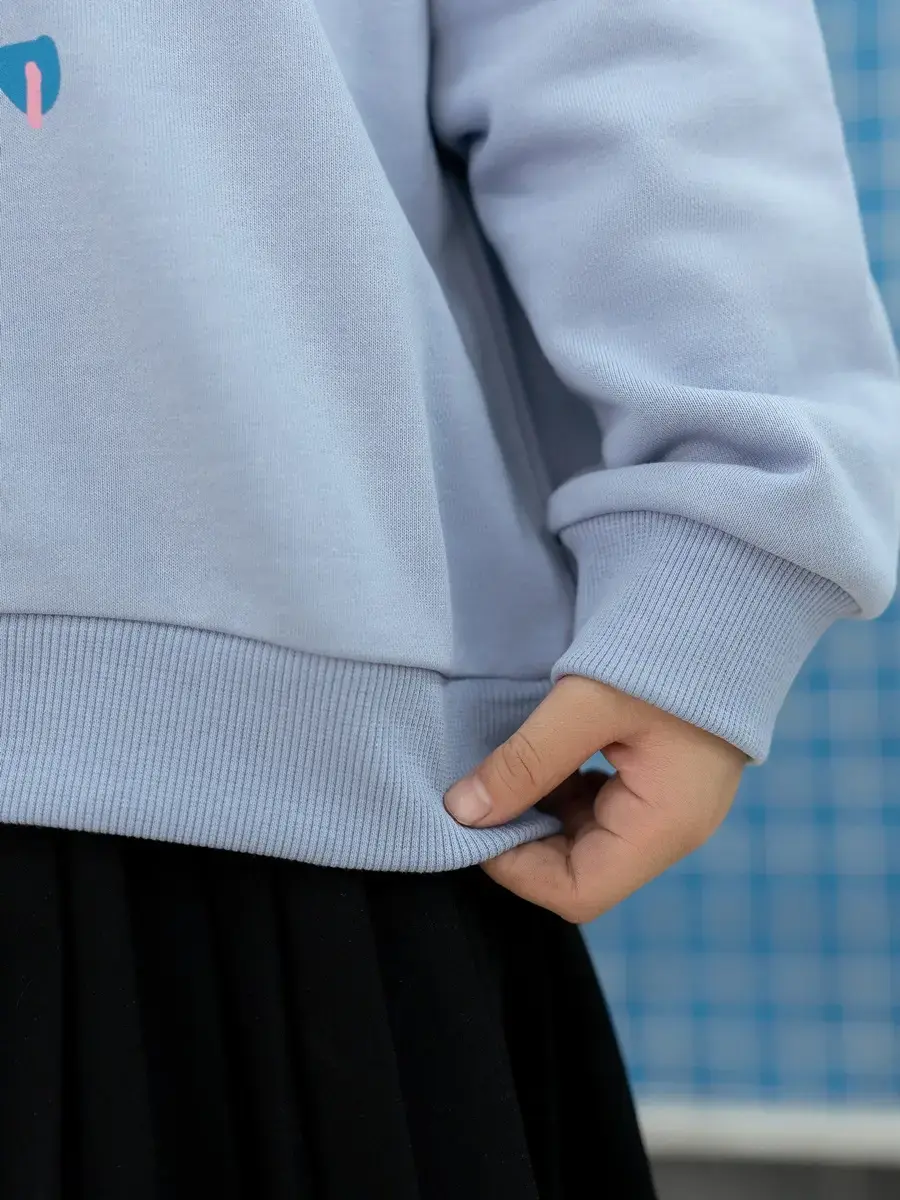 Áo nỉ kid Like star - Tím - 2