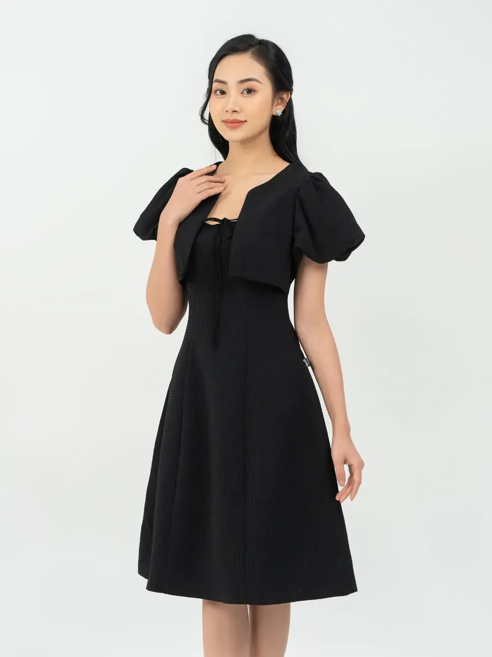 Đầm Đông Nữ - ĐEN 1 - S