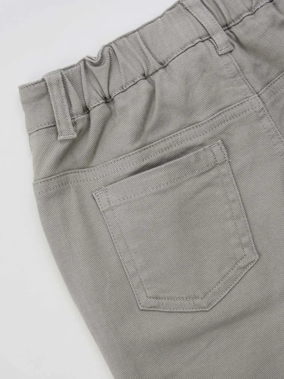 Quần Kaki Kid Cơ Bản - Ghi Đậm - 6-7