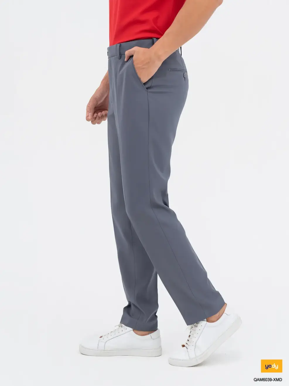 Quần Dài Âu Nam Slim Cạp Di Động (qam6039) - Chì 020 - 29