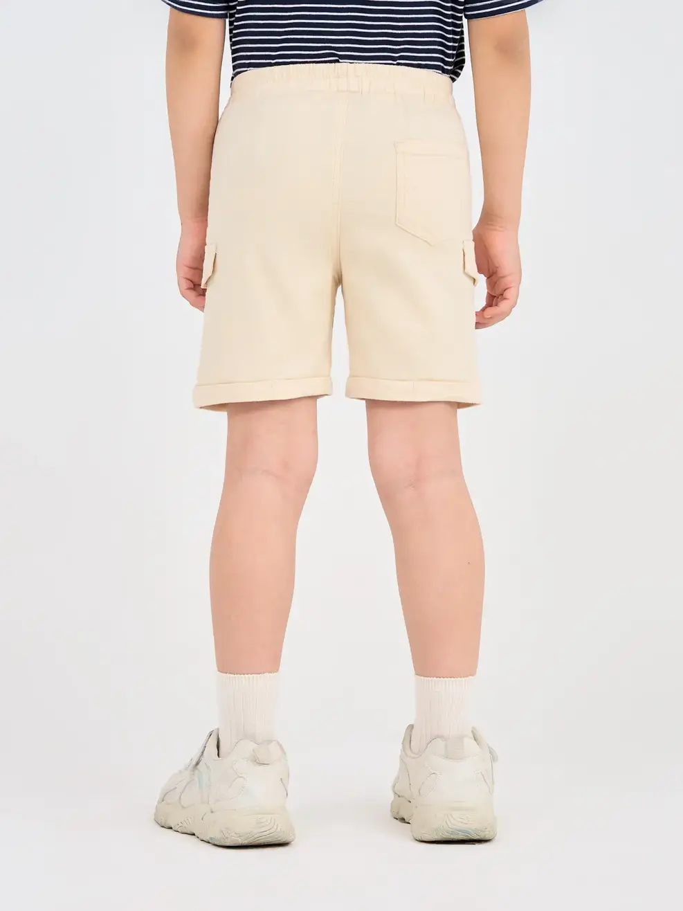 Quần Sooc Bé Trai Can Thân Túi Giả  - Be - 2