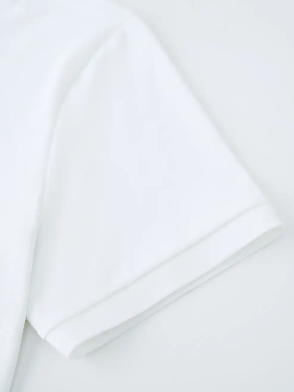 Áo Polo Nam Slim Có Khóa Kéo - White 004 - M