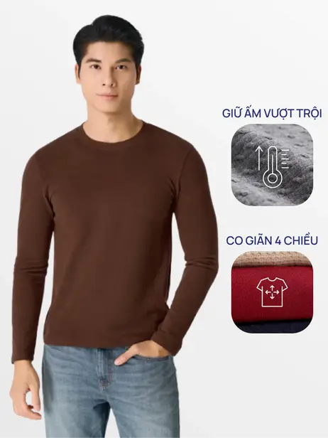 Áo Body Giữ Nhiệt Nam Cổ Tròn