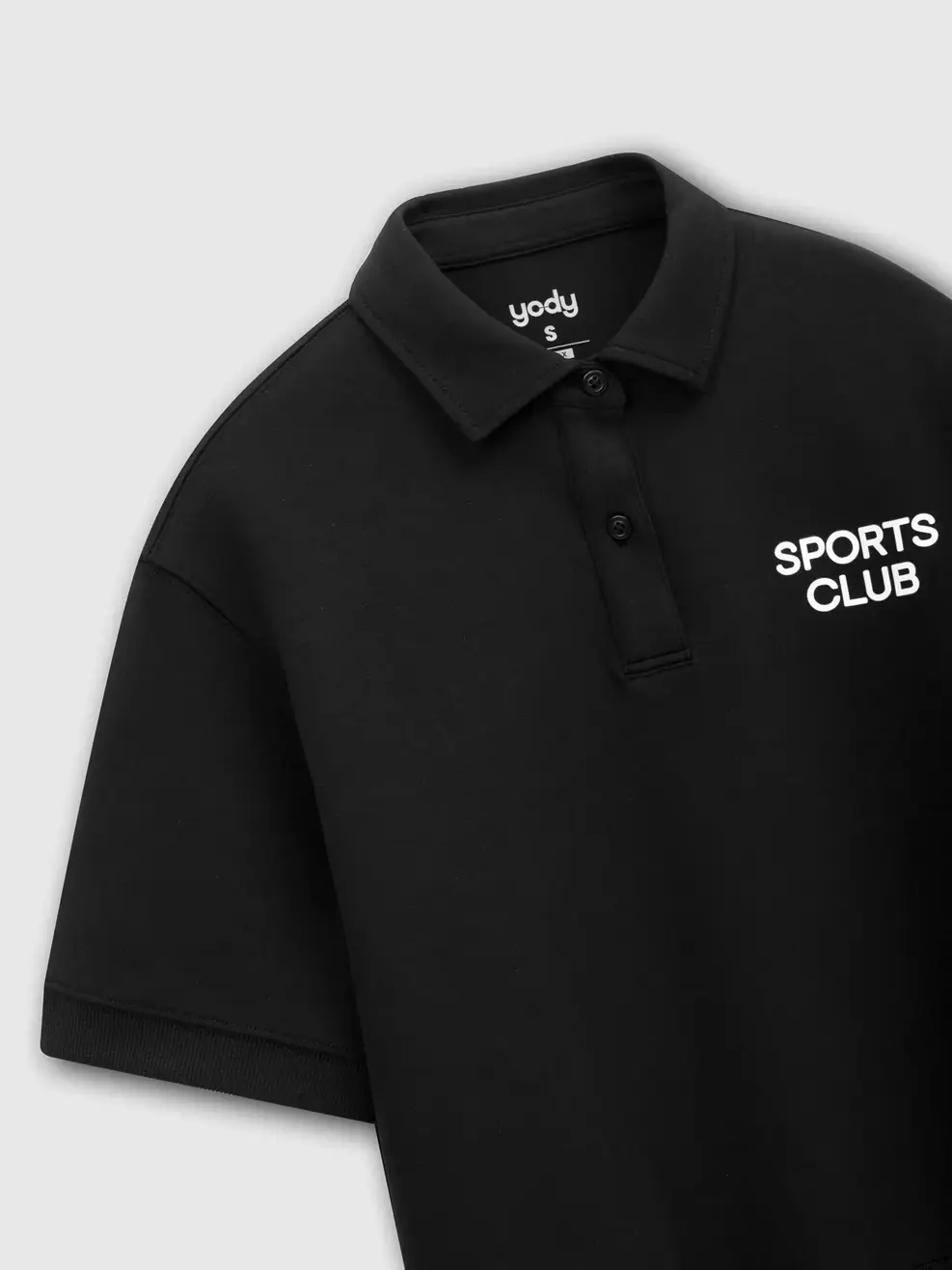 Bộ Đồ Nữ Áo Polo Quần Shorts Sport Club - Đen 001 - S