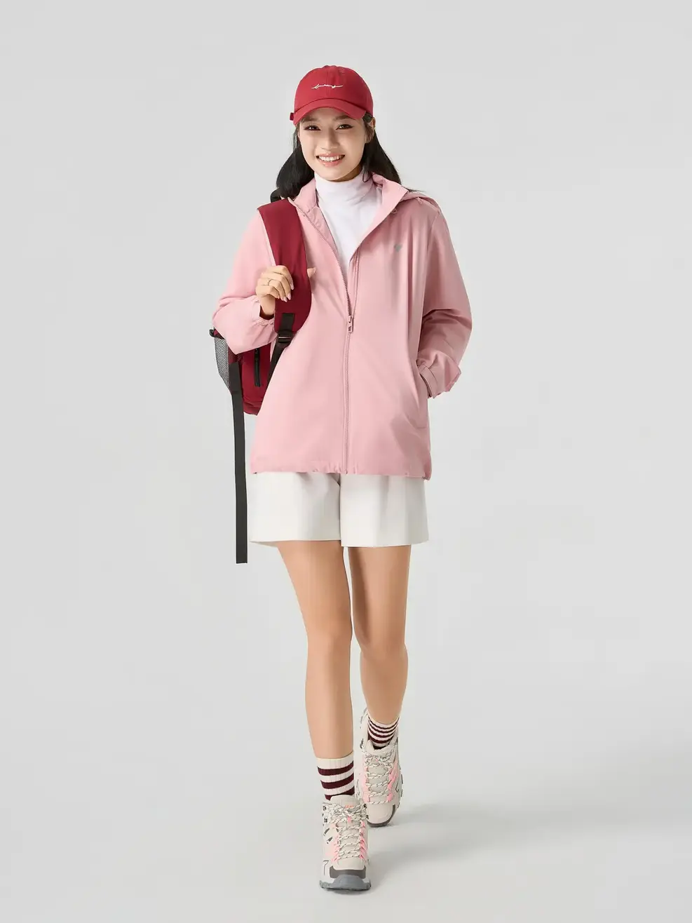 Áo Khoác Gió Nữ Gia Đinh 3C Promax -  Hồng 137 - S