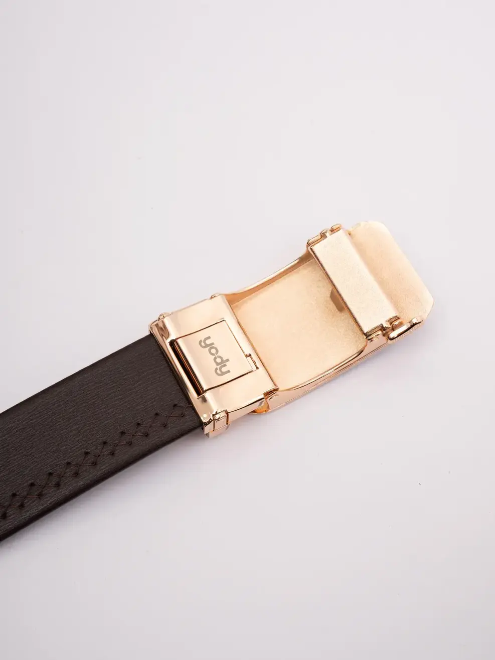 Thắt lưng nam da bò dây siêu mềm-35 - Nâu - M