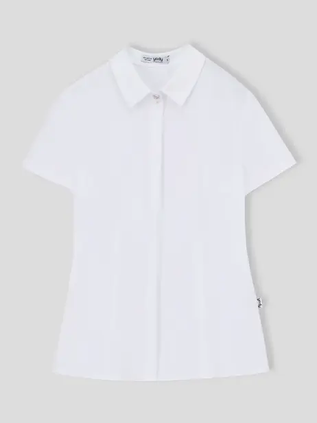 Áo sơ mi  polyester nano solid cộc tay cơ bản