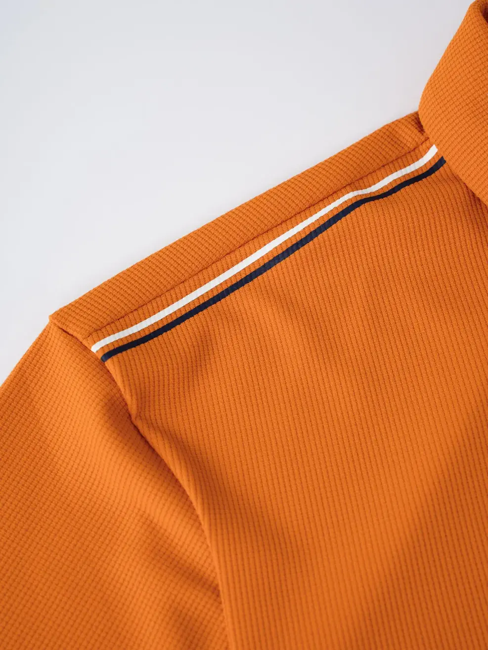 Áo Polo Thể Thao Waffle In Vai - Cam 050 - XL