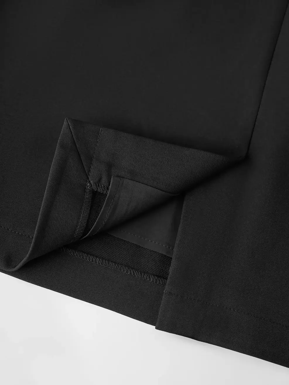 Chân Váy Straight Over The Knee Essential - Đen 001 - S