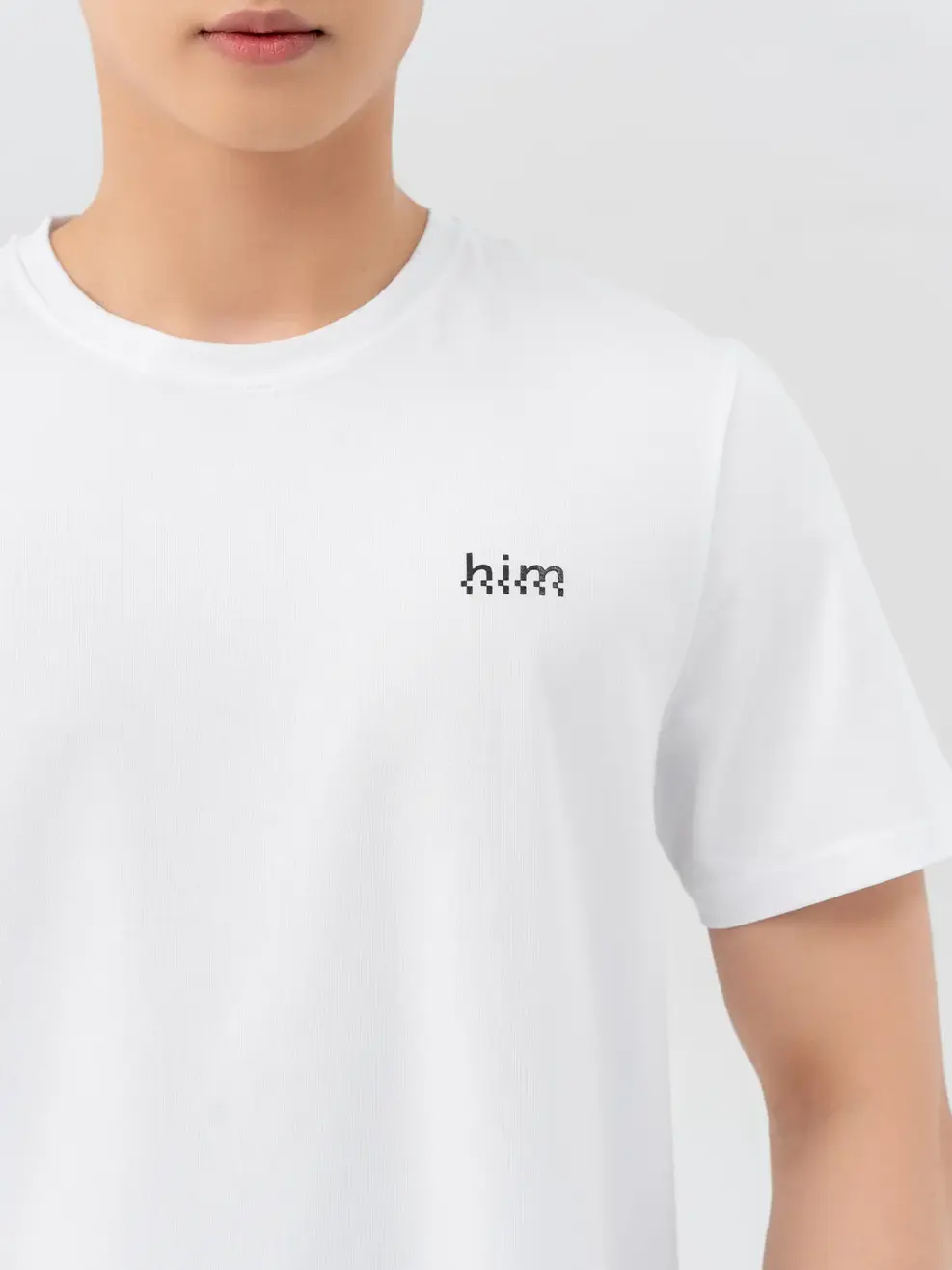 T-shirt Nam In Chứ Him Bột Ngô - Trắng 1 - M