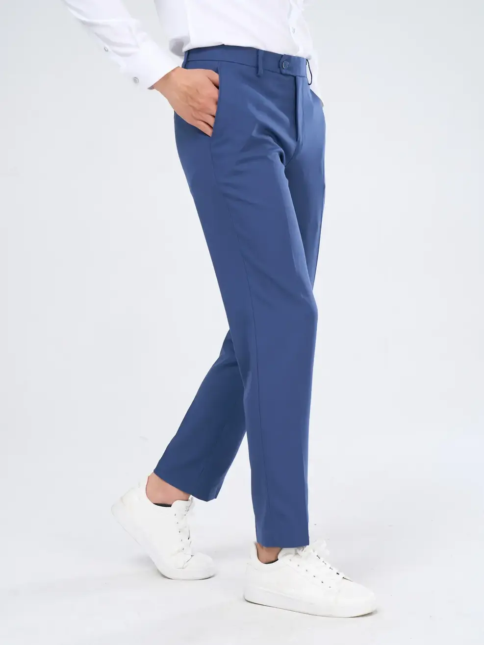 Quần âu nam ( Áo vest nam nano) - Xanh đậm - XL