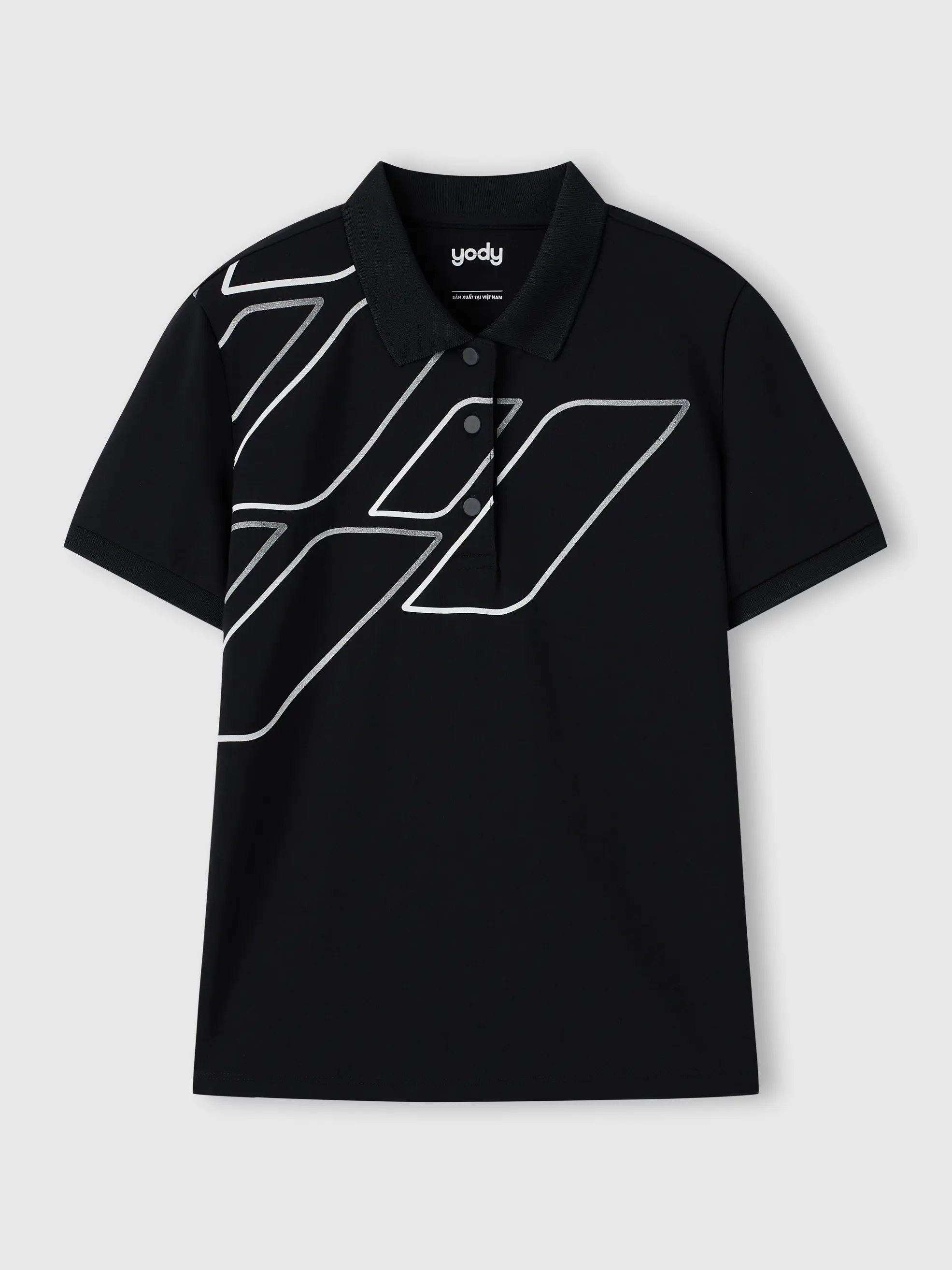 Áo Polo Nữ Slim Xẻ Tà