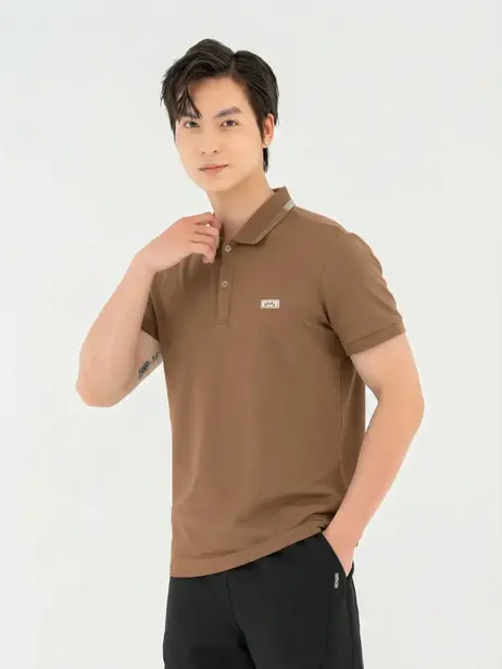 Áo Polo Mắt Chim Phối Bo APM3299