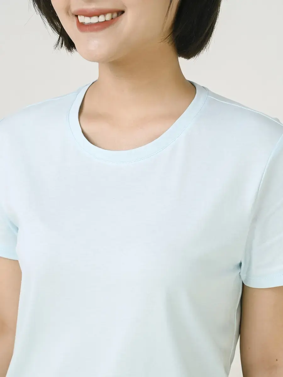 Áo thun nữ mác gấu - Xanh - XS