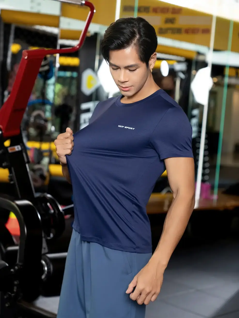 T-shirt thể thao nam - Tím than - XL