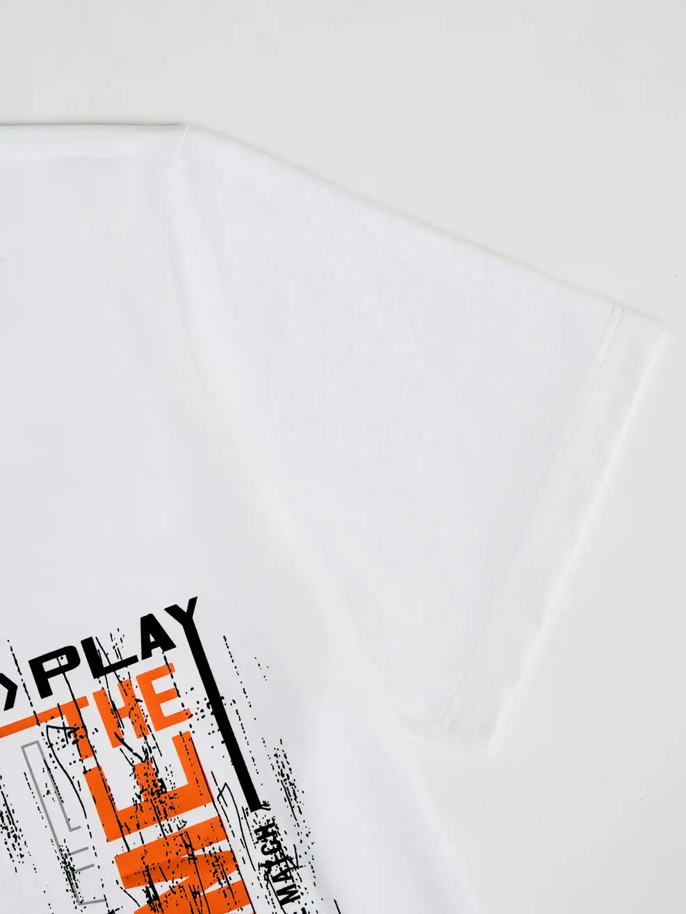 Áo Thun Thể Thao Trẻ Em In Play The Game - Trắng. - 10-11