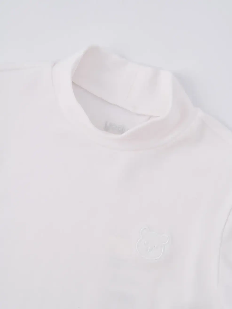 Áo Body Giữ Nhiệt Thêu Chú Gấu - Trắng 001 - 104