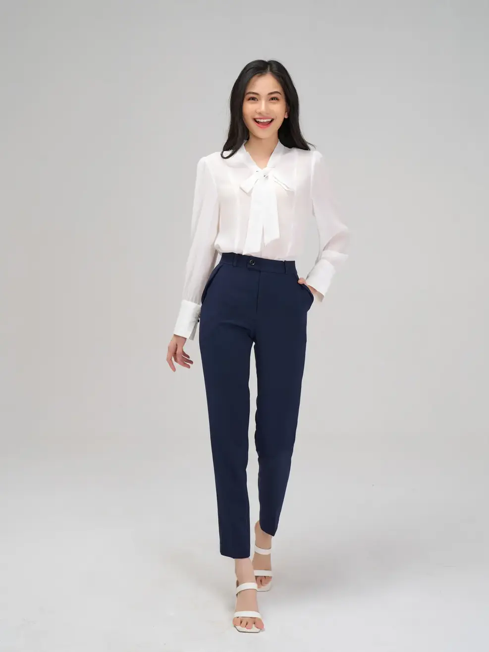 Quần lật túi trước (QAN0927) - Tím than - XS