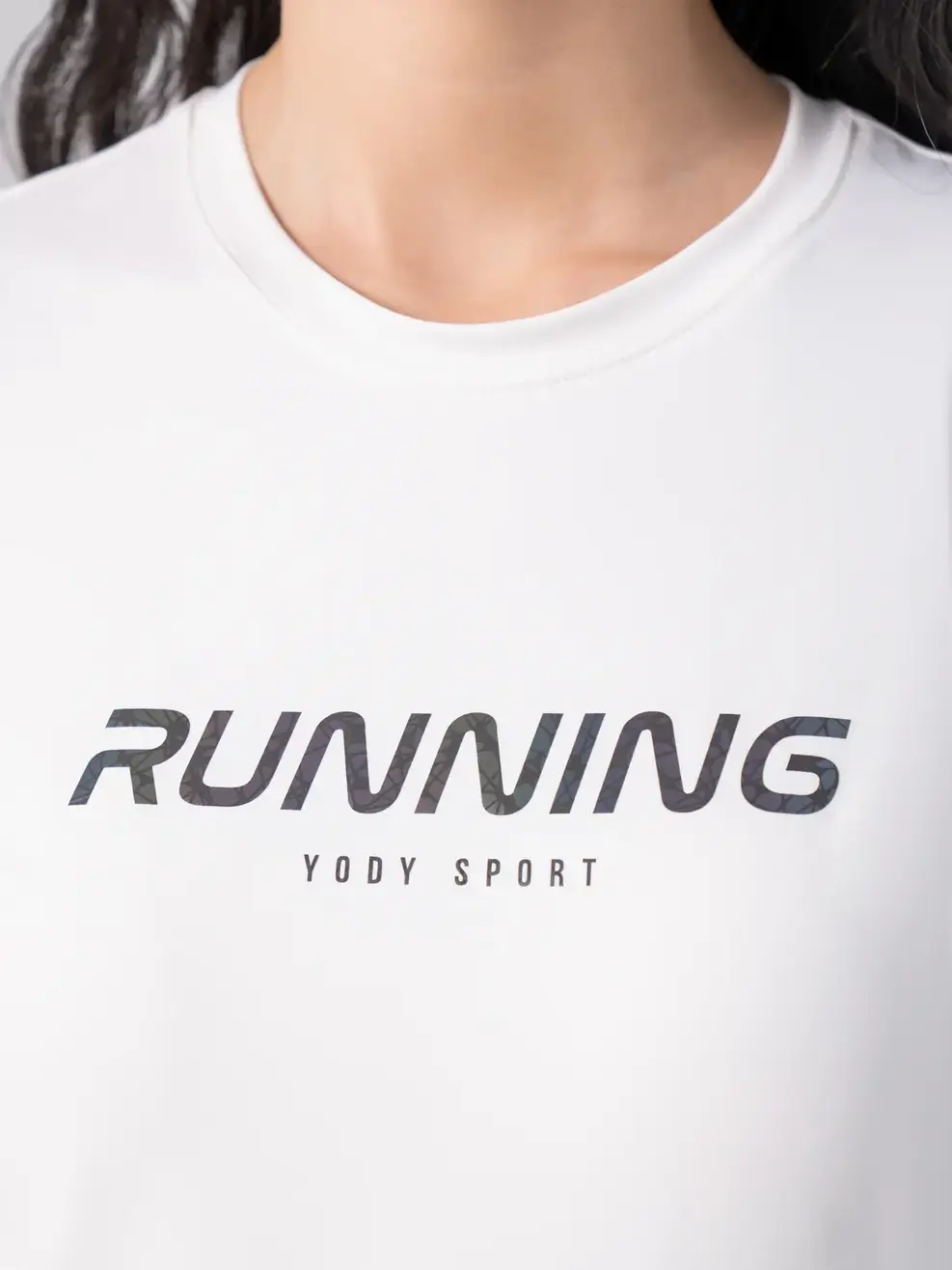 T-shirt Thể Thao Nữ In Running - Trắng - S