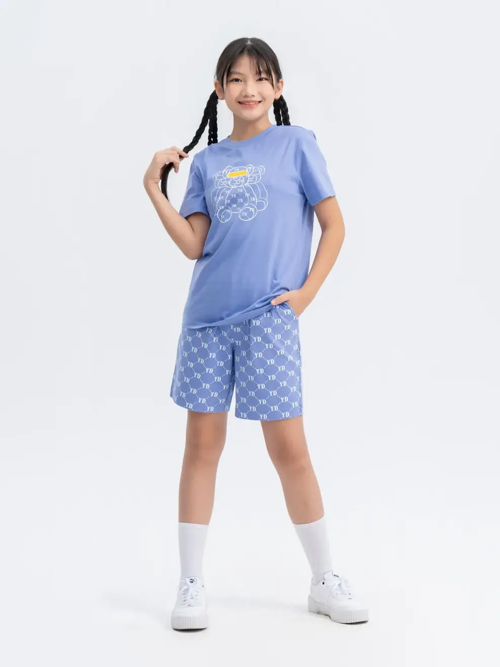 Đồ Bộ Kid Lớn In Tràn Yd - Tím nhạt - 10