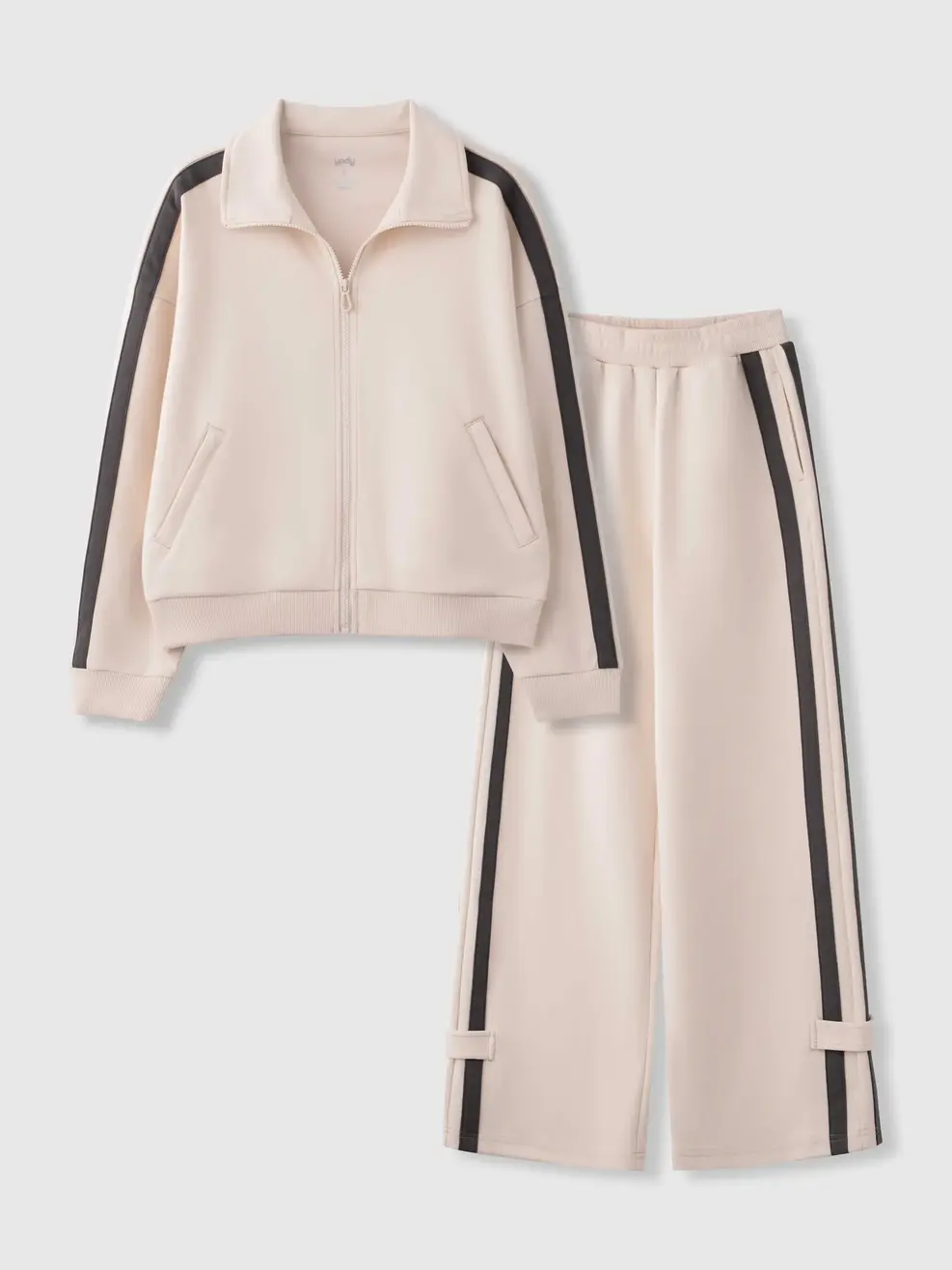 Bộ Đồ Nữ Áo Khoác Phối Màu - Be 028 - S