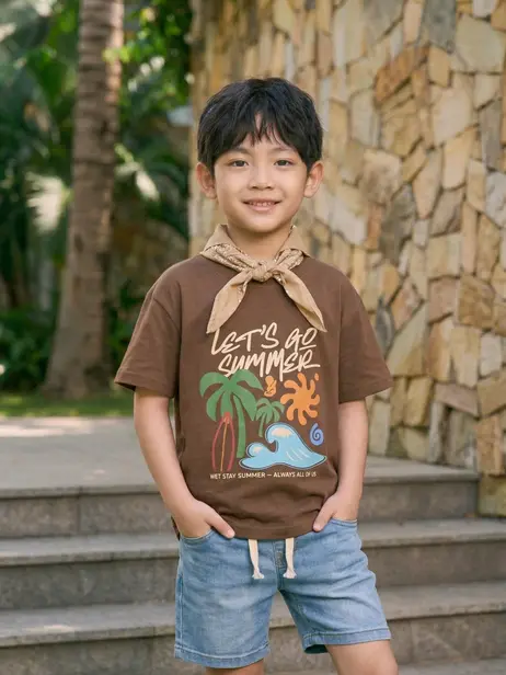 Áo Phông Kid Let’s Go Summer