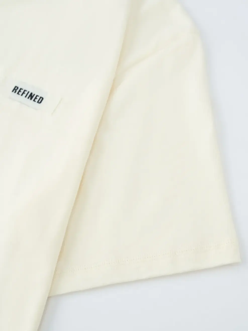 Áo Phông Nam Regular Mác Dệt in Chữ Ngực - Be 086 - M