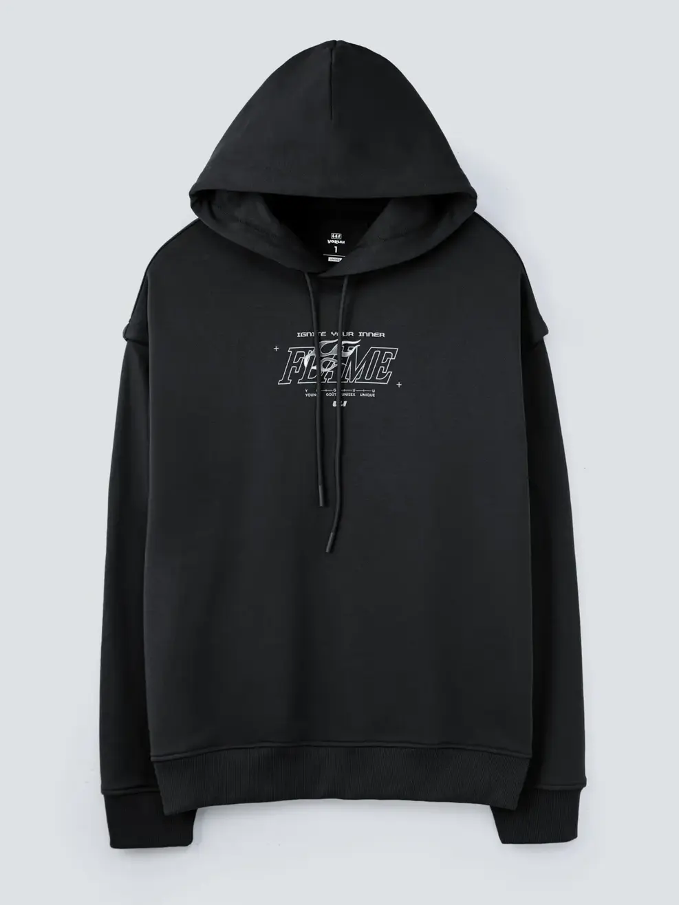 Áo Hoodie Yoguu Tay Tháo Rời - Đen - 0