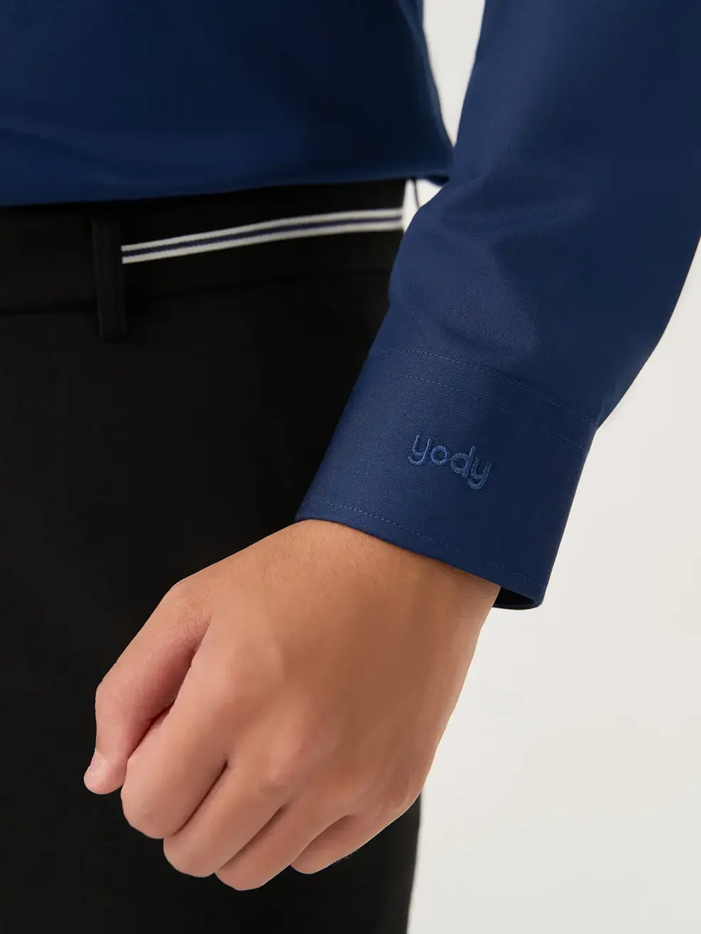 Áo Sơ-mi Nam Dài Tay Sợi Tre Quốc Dân - Tím than 103 - M