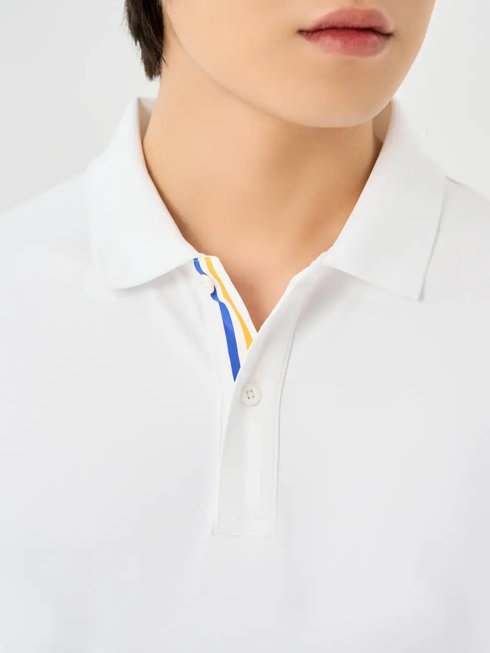 Áo Polo Nam Bạc Hà In Everyday Wear - Trắng - M