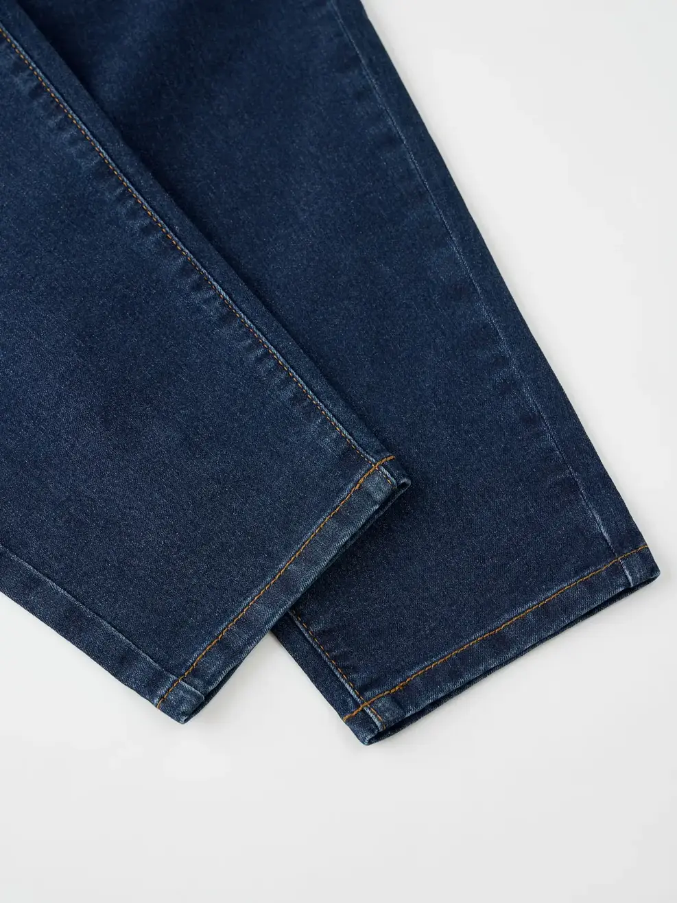 Quần Jeans Baggy Cạp Chun - Màu chàm 001 - 110