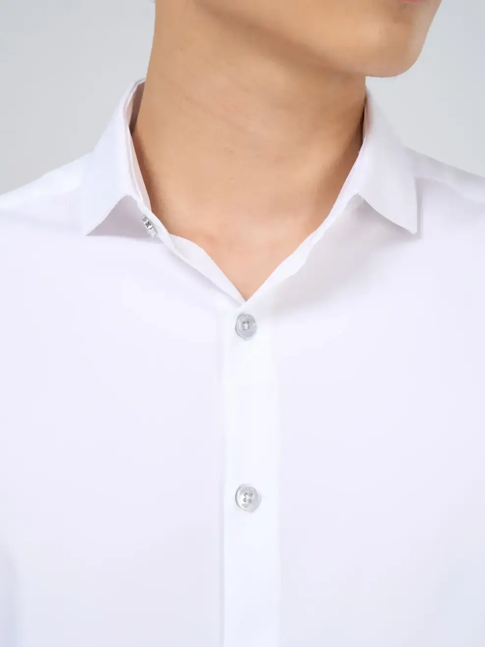 Áo Sơ Mi Nam Dài Tay Nano Chống Nhăn Khử Mùi ( Smm4073) - Trắng 033 - M