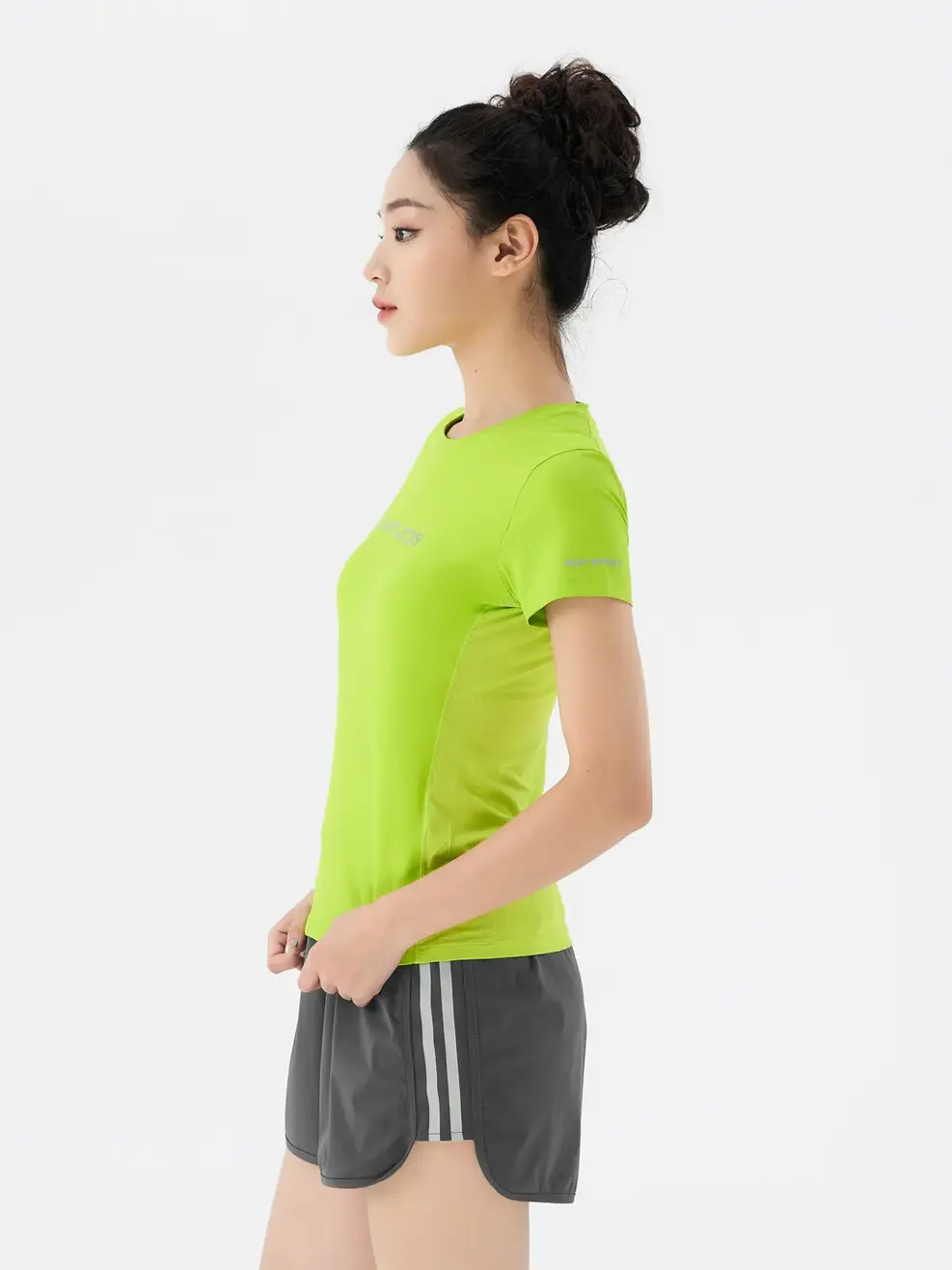 T-shirt Thể Thao Nữ Siệu Nhẹ In Limitless - Xanh Lá - S