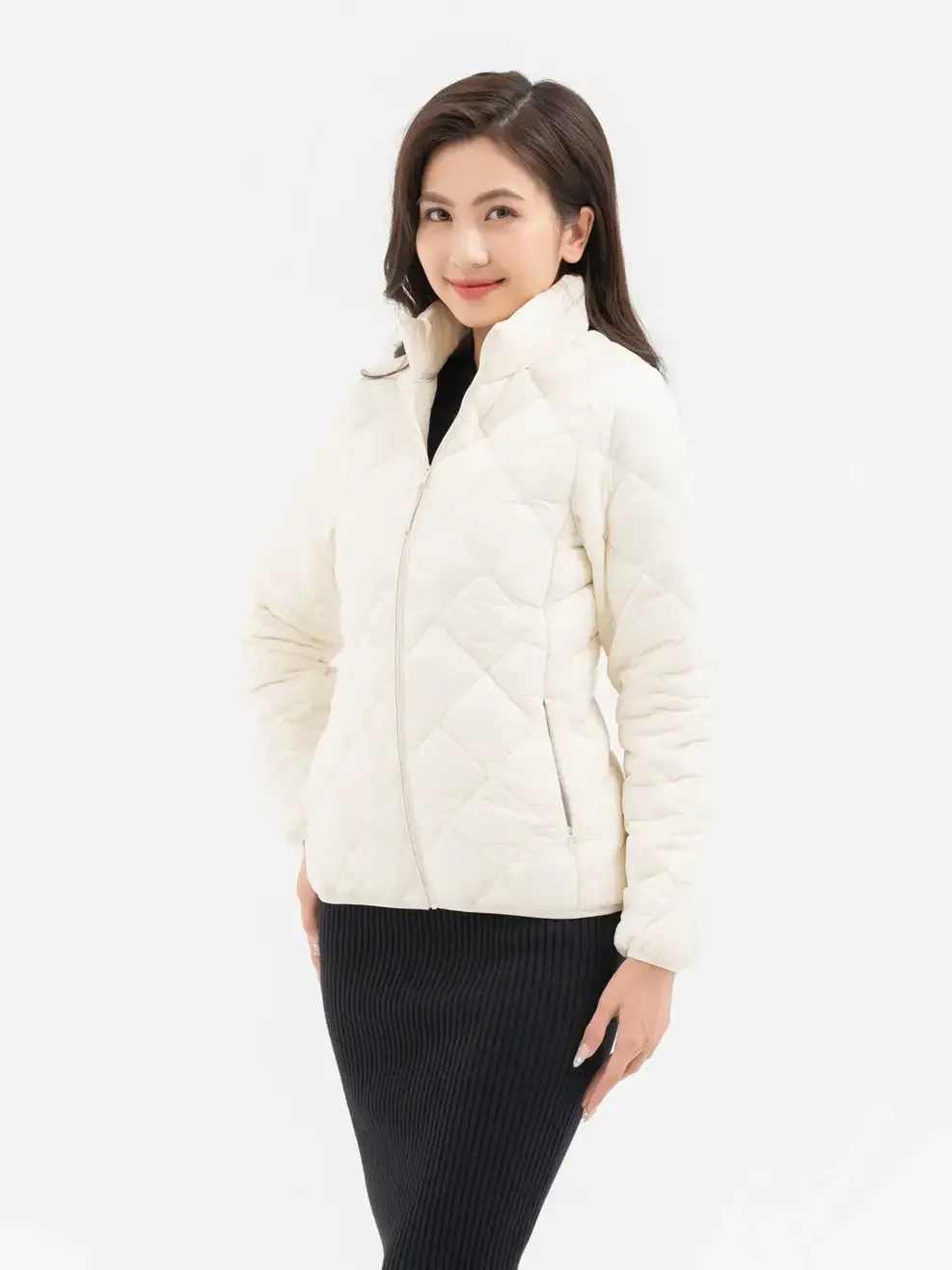 Áo Phao Áo Phao Nữ Trần Trám (PHN6040) - Be 171 - S