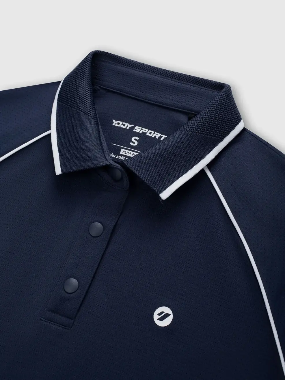 Áo Polo Thể Thao Phối Màu - Navy 001 - S