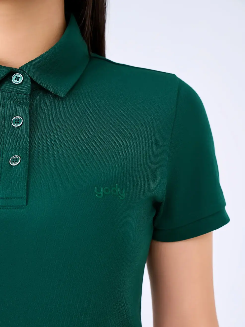 Polo Nữ Gia Đình - Xanh rêu - S
