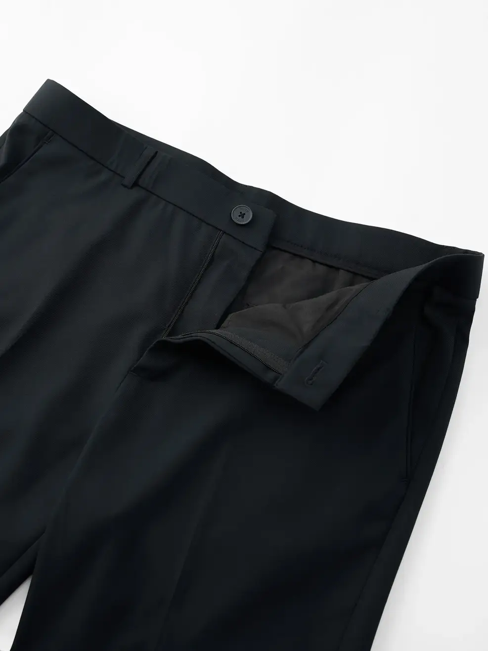 Quần Âu Nam Slim Fit Cạp Chun Siêu Phẳng - ĐEN 002 - 29