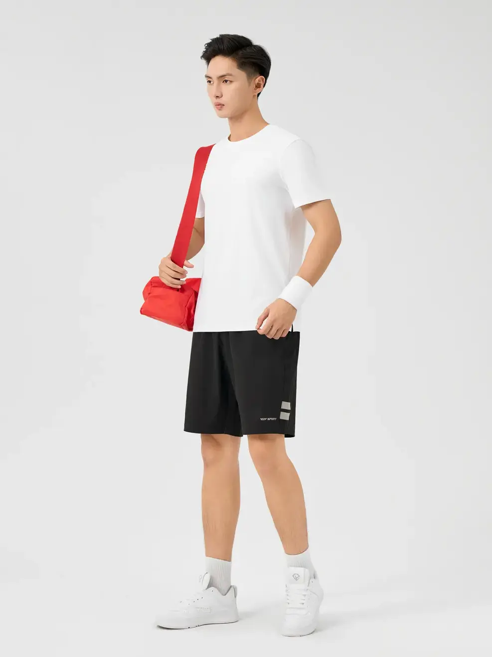 T-shirt Nam Thể Thao Quốc Dân Thoáng Khí - Trắng - M