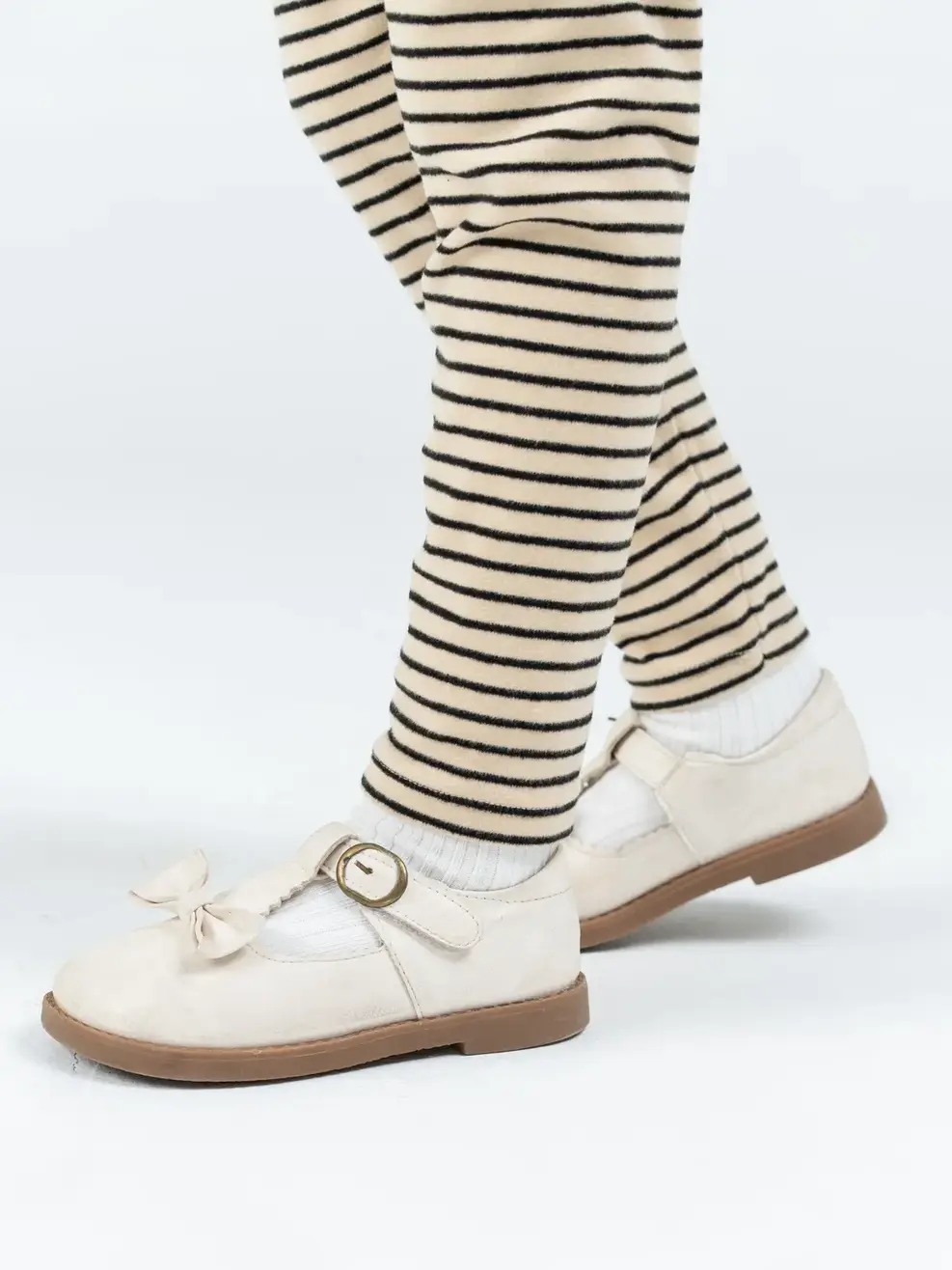 Bộ đồ trẻ em kẻ dáng ôm - Be 1 - 2