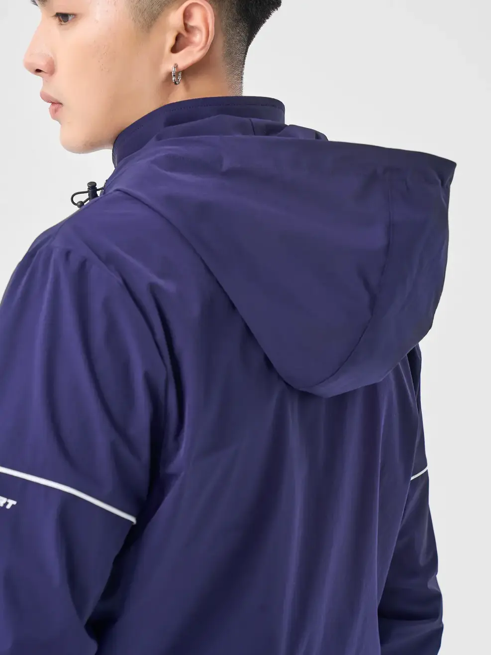 Bộ Đồ Thể Thao Nam Gió Phối Sọc - Navy 2 - M