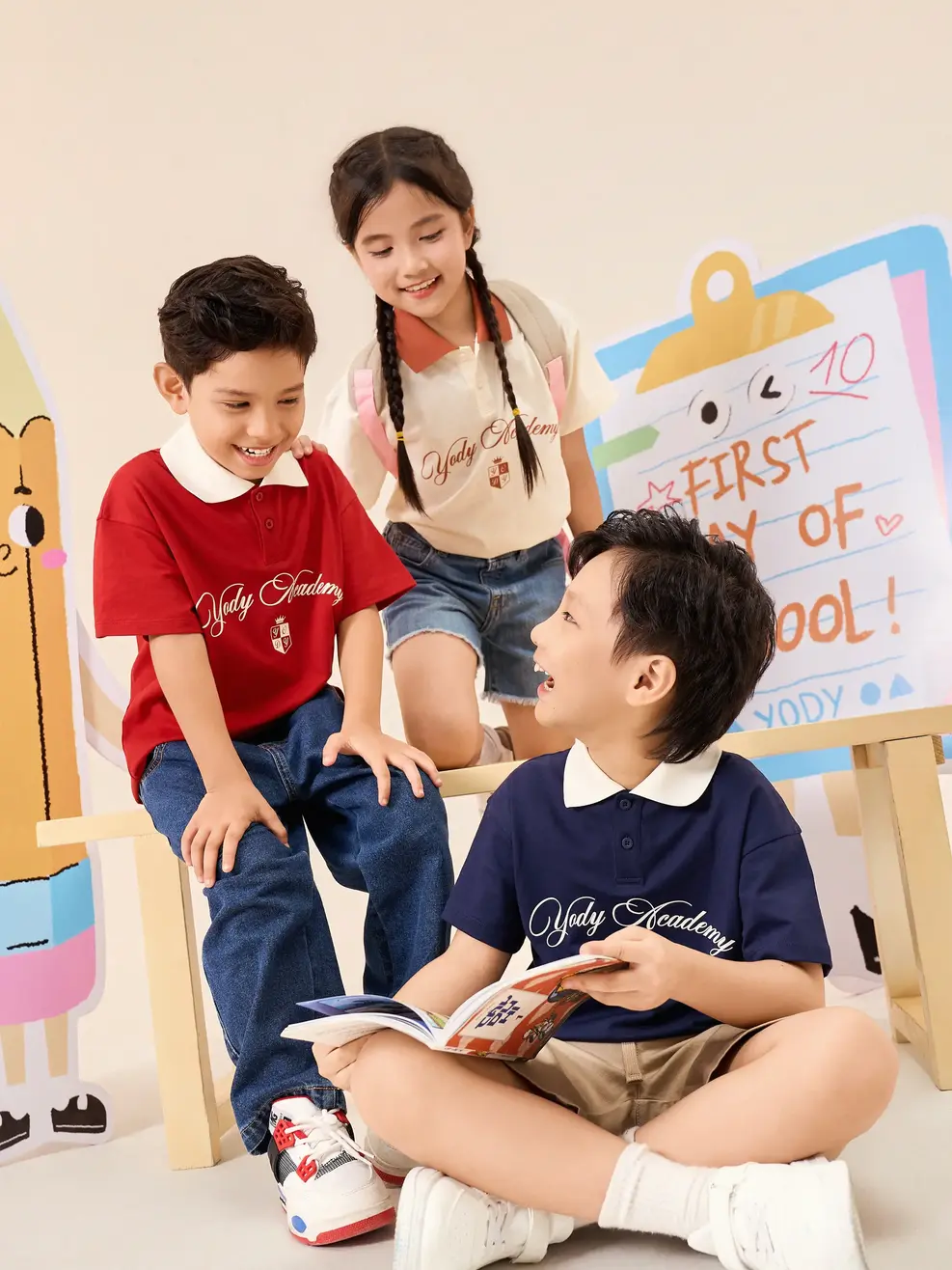 Áo Polo Yody academy - Be 086 - 104