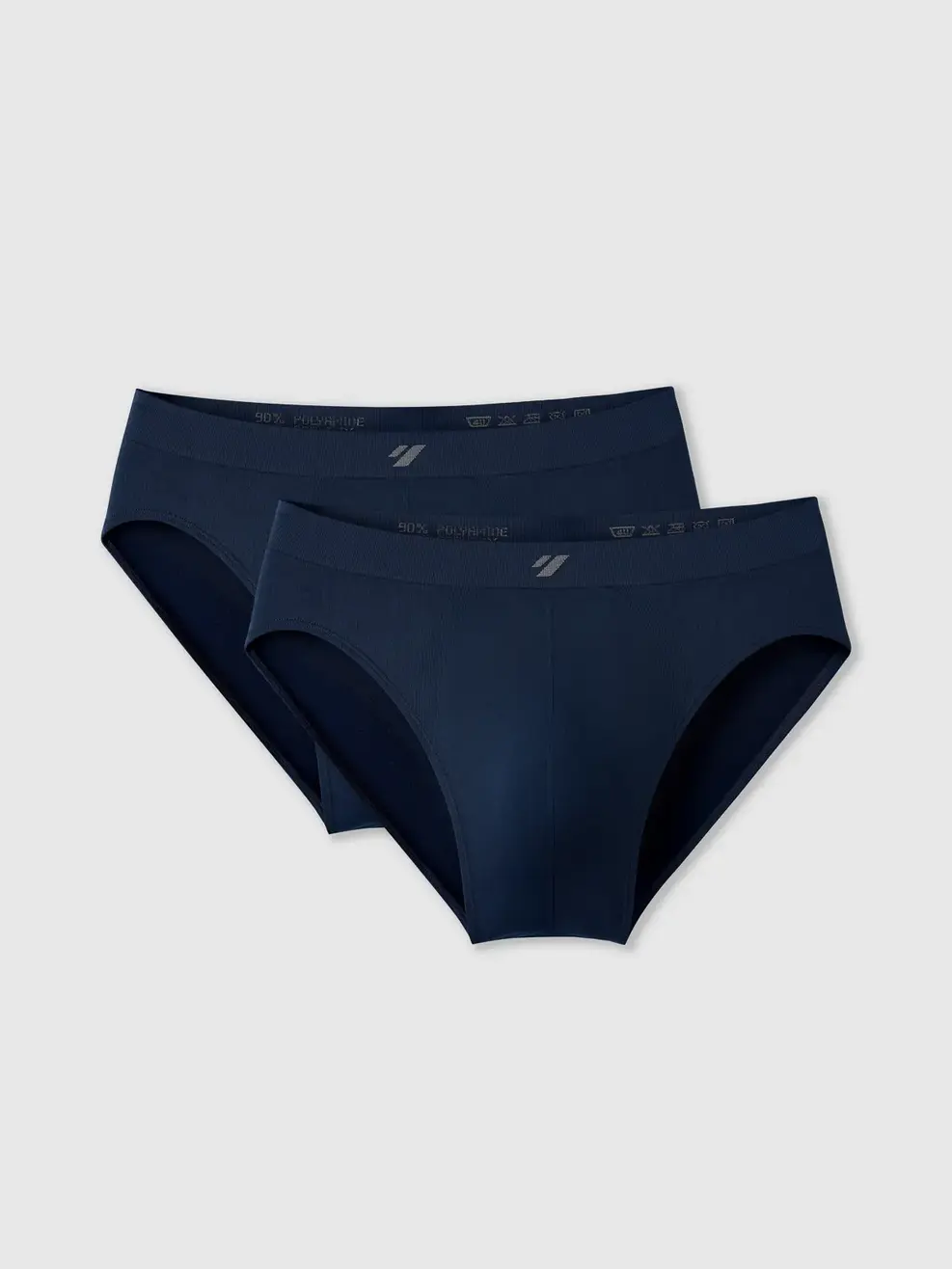 Quần Lót Tam Giác Nam Dệt Liền Combo 2 - Tím Than 006 - M