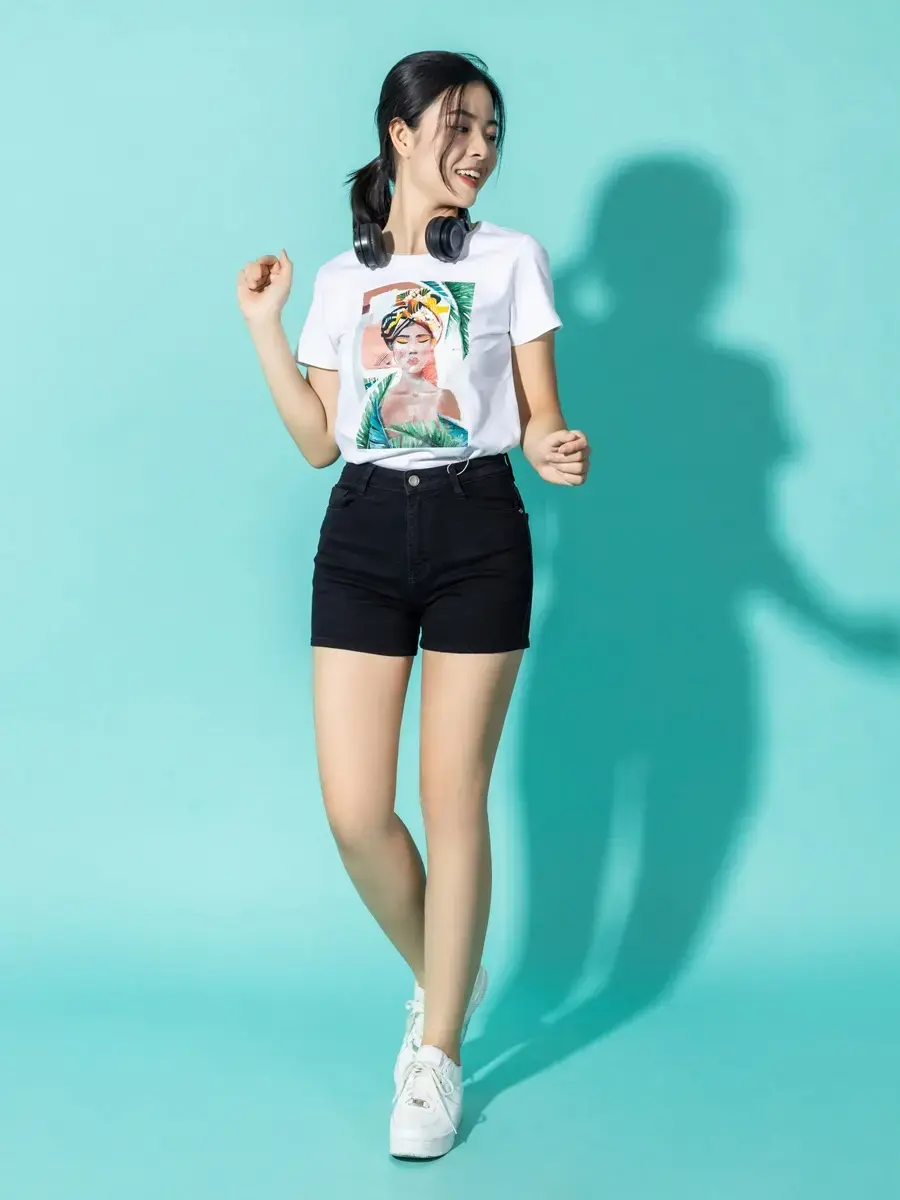 Sooc jeans nữ ôm - Đen - 29