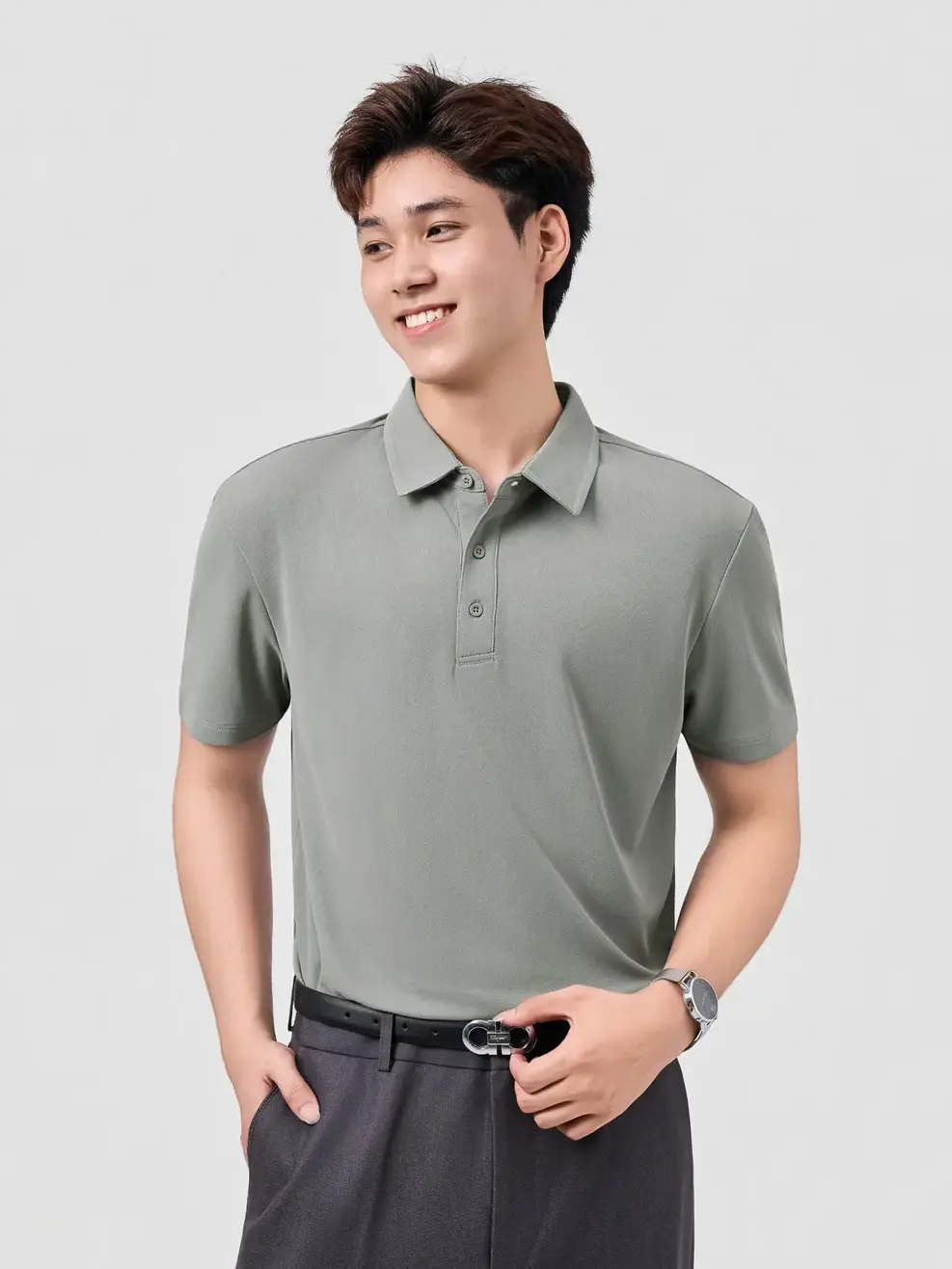 Áo Polo Thể Thao Siêu Nhẹ Thoáng Khí - Chì 008 - M