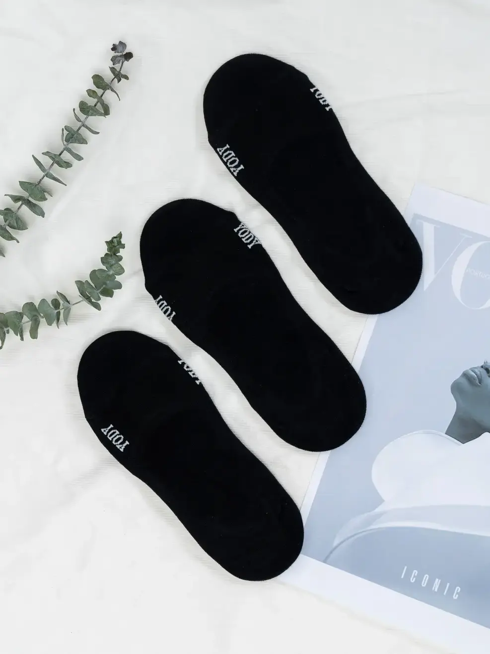 Combo tất lười nữ lưới thân trên dưới - Đen