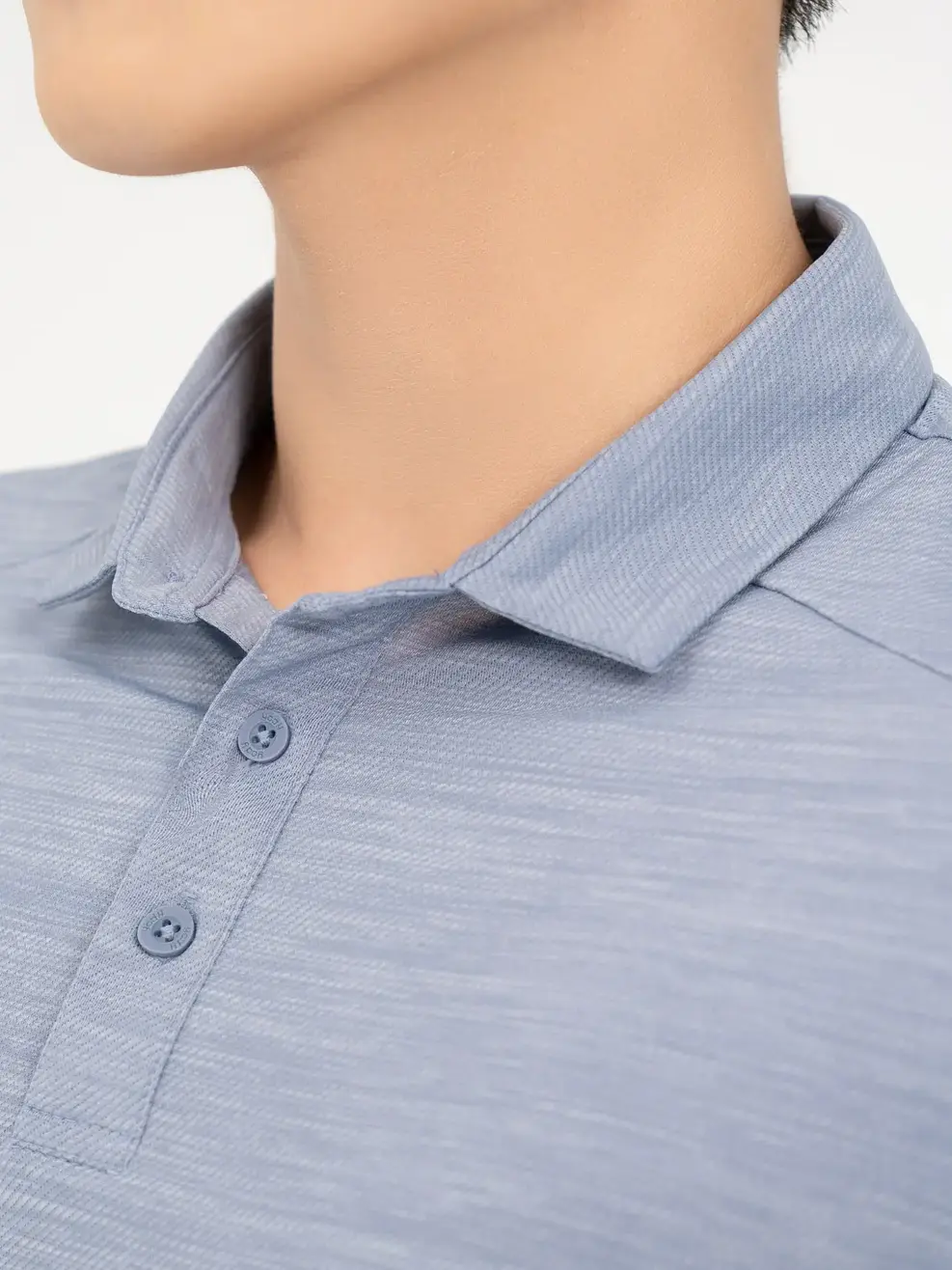 Polo thể thao in phản quang - Ghi - M