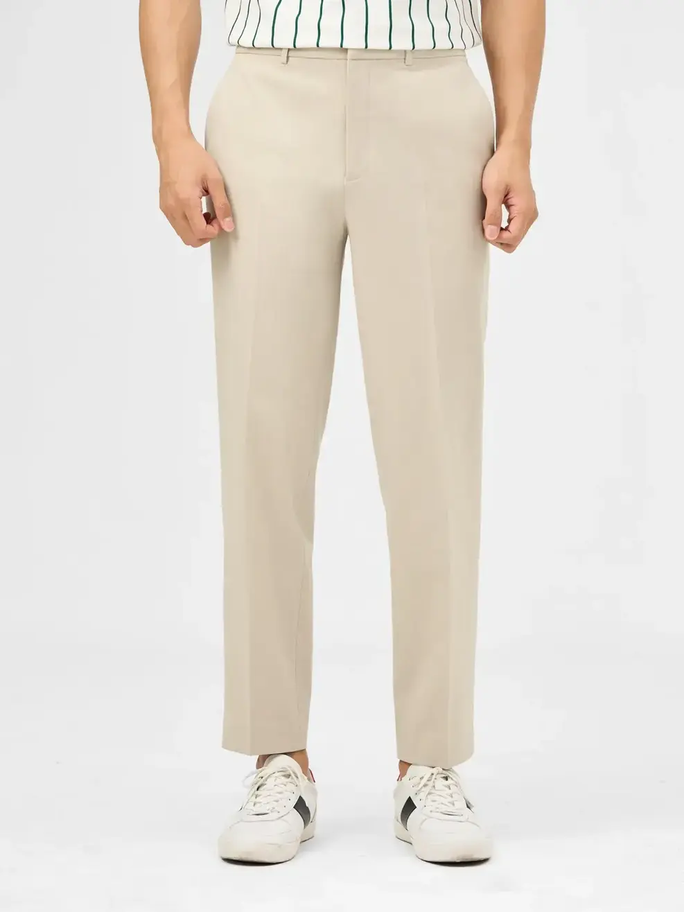 Quần Dài Âu Nam Cạp Chun Ốp (qam6049) - Be 031 - 29