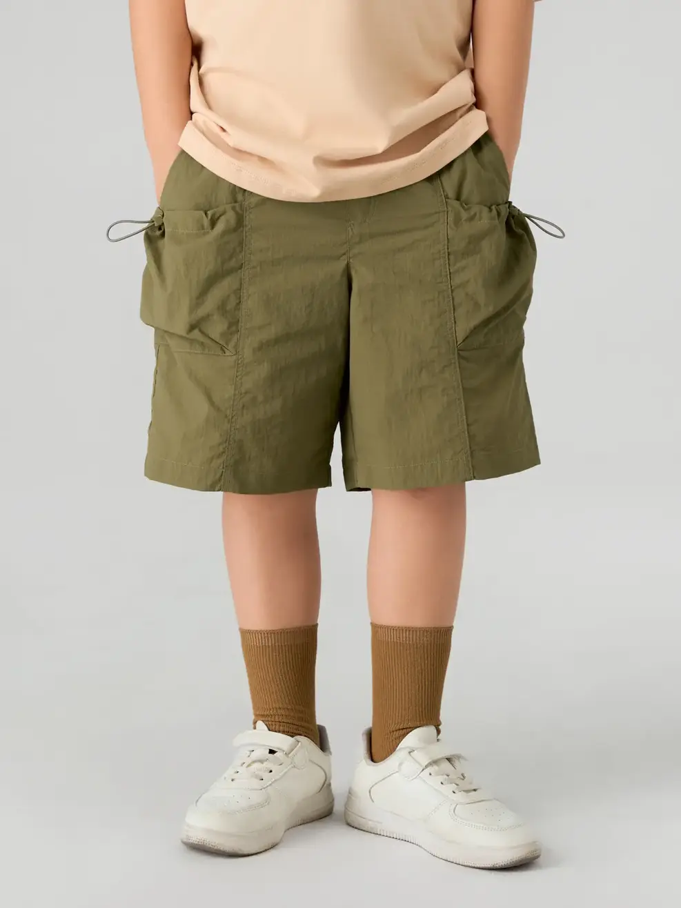 Sooc Kid Nam Bổ Thân Túi Rút Dây - Rêu - 8-9