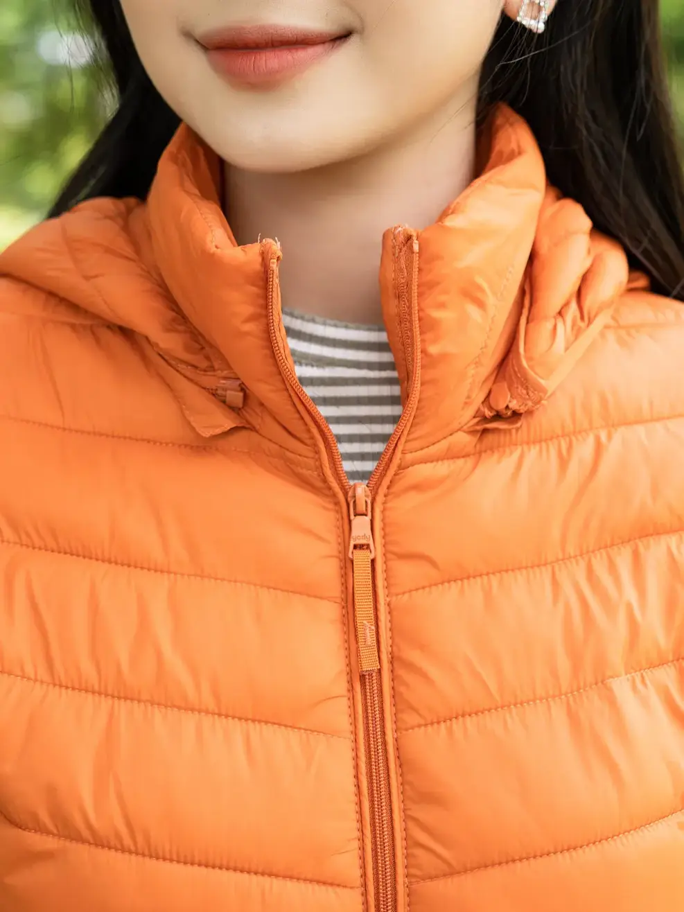 Áo phao nữ 3s plus - Cam đất - M