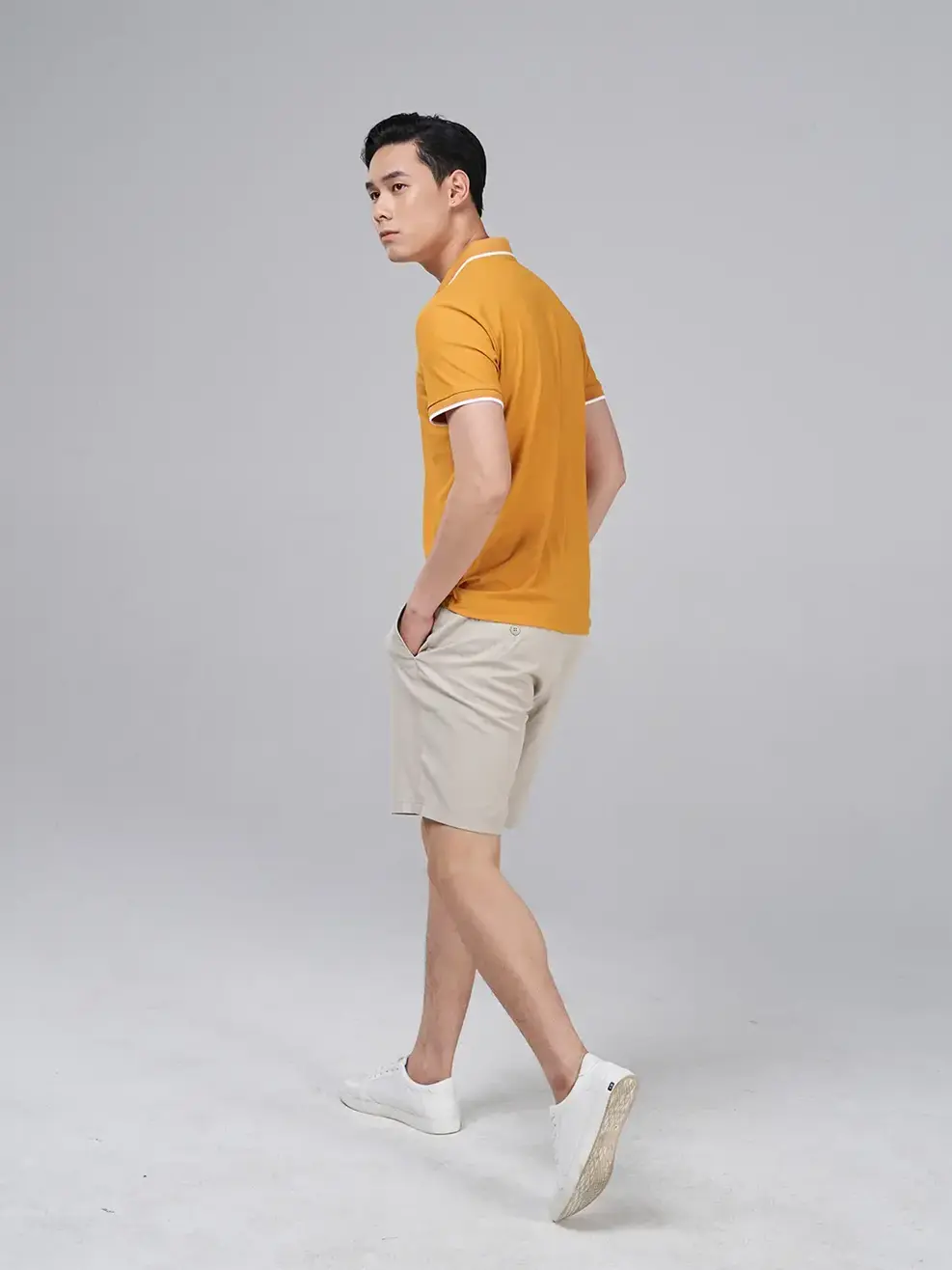 Áo Polo Nam Airycool Bo Quả Trám (APM5083) - VÀNG 018 - L